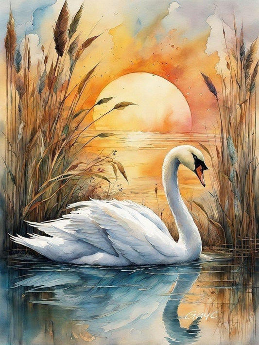 Swan | Diamond Painting