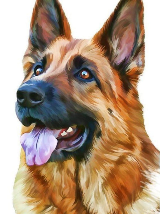 Dog German Shepherd | Diamond Painting