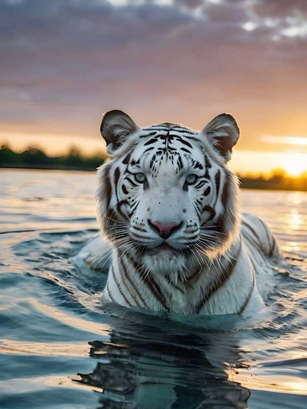 White Tiger | Diamond Painting