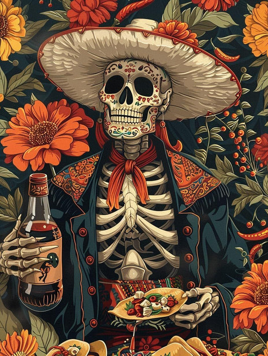Mexican Skeleton | Diamond Painting