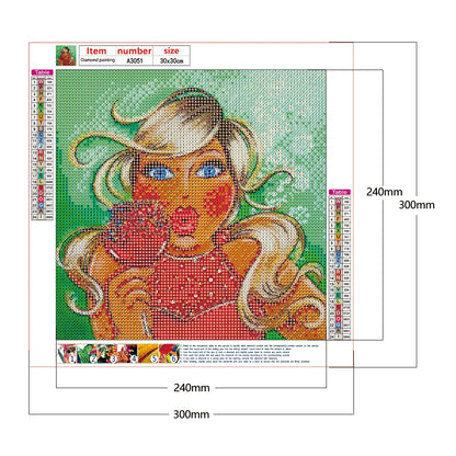 Beautiful Girl | Diamond Painting