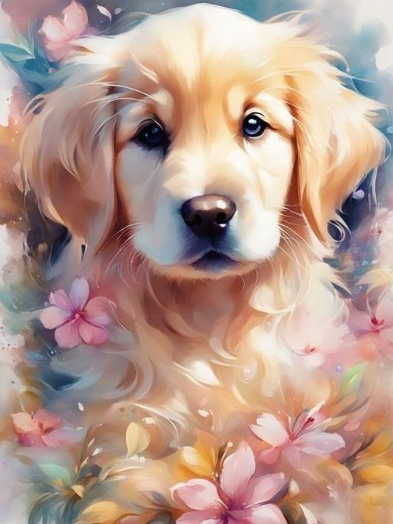 Golden Retriever Dog | Diamond Painting