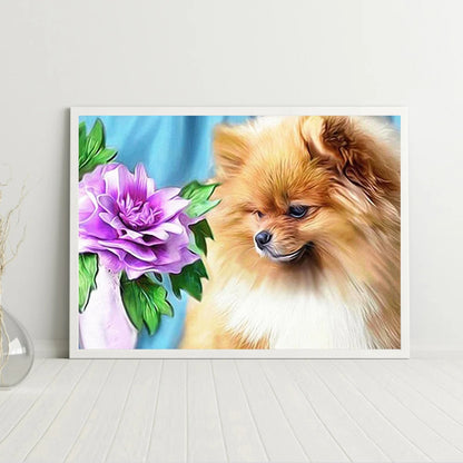 Pomeranian Dog | Diamond Painting
