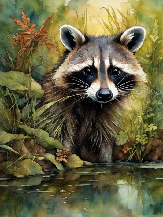 Raccoon | Diamond Painting