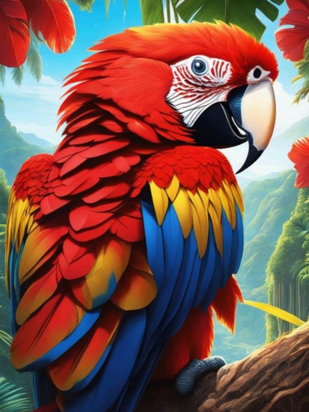 Macaw | Diamond Painting