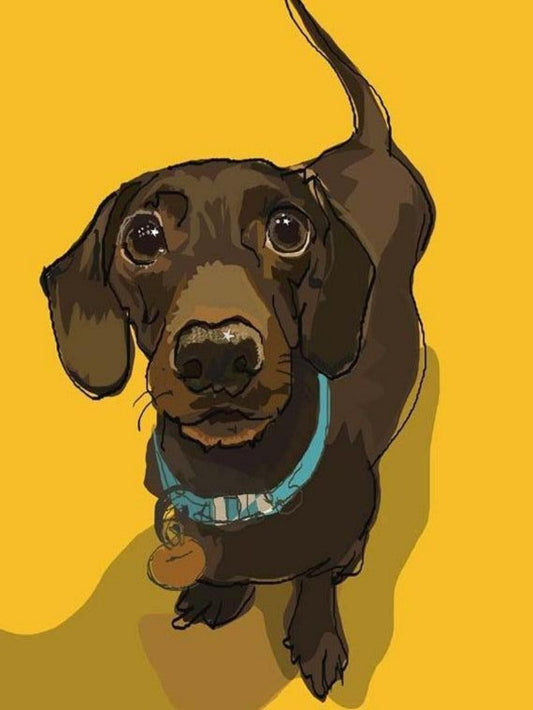 Dachshund Dog | Diamond Painting