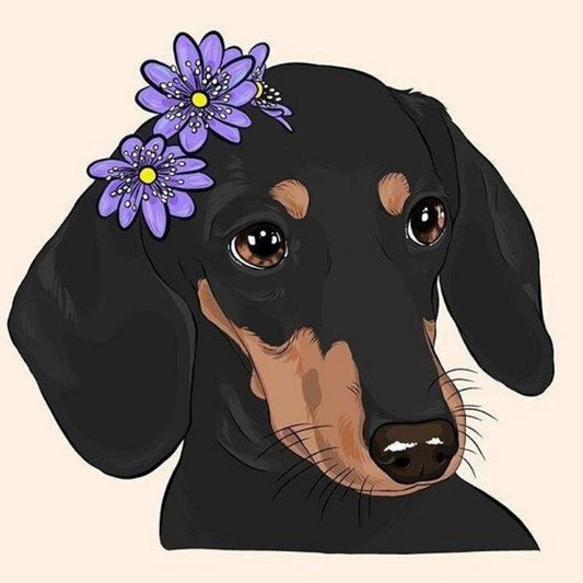 Dachshund Dog | Diamond Painting