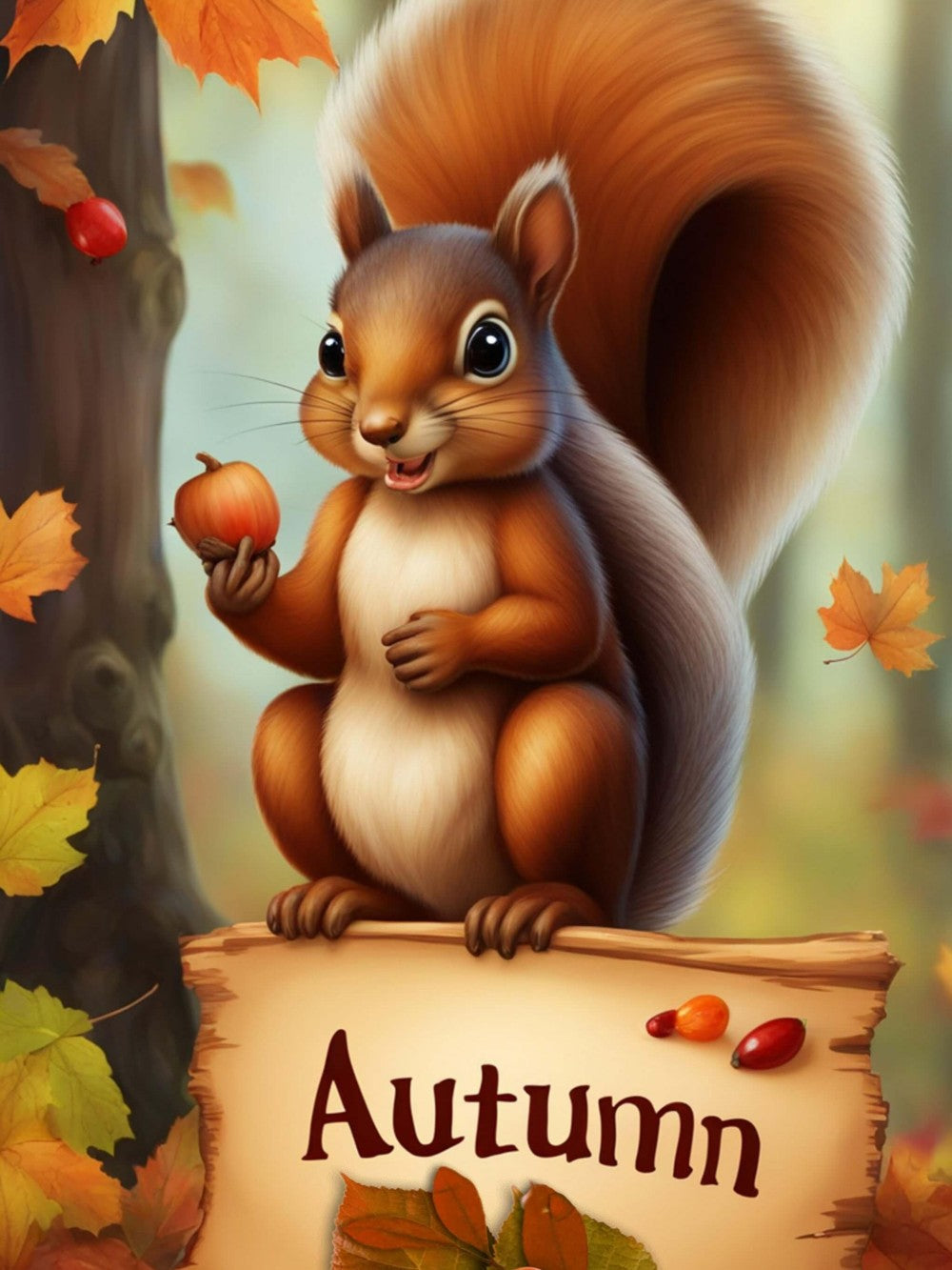 Squirrel | Diamond Painting