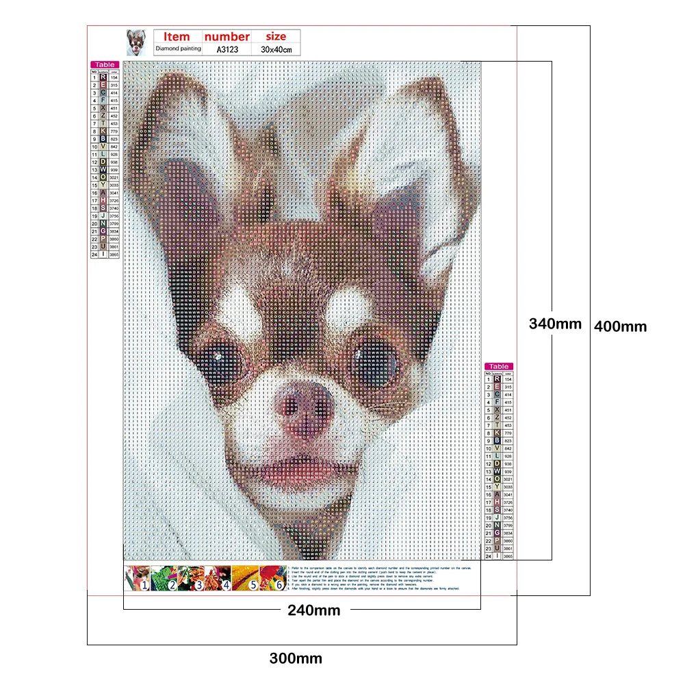 Cute Dog Chihuahua | Diamond Painting