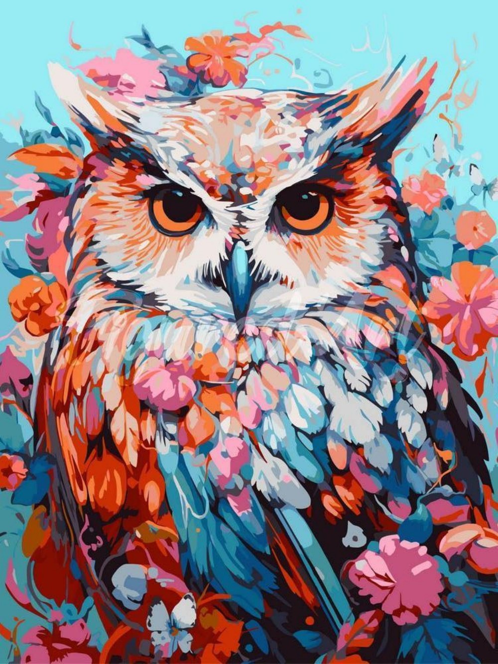 Colorful Owl | Diamond Painting