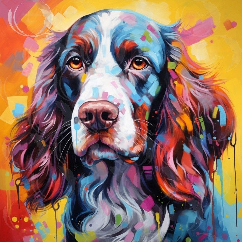 English Springer Spaniel Dog | Diamond Painting