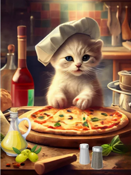 Cats in the Kitchen | Diamond Painting