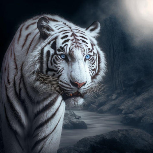 White Tiger | Diamond Painting