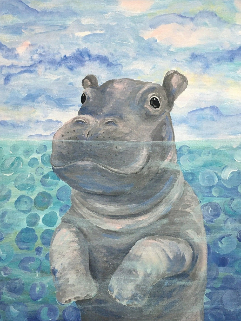 Hippo | Diamond Painting