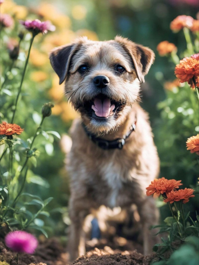 Dog Border Terrier | Diamond Painting