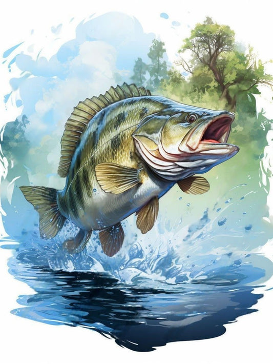 Bass Fish | Diamond Painting