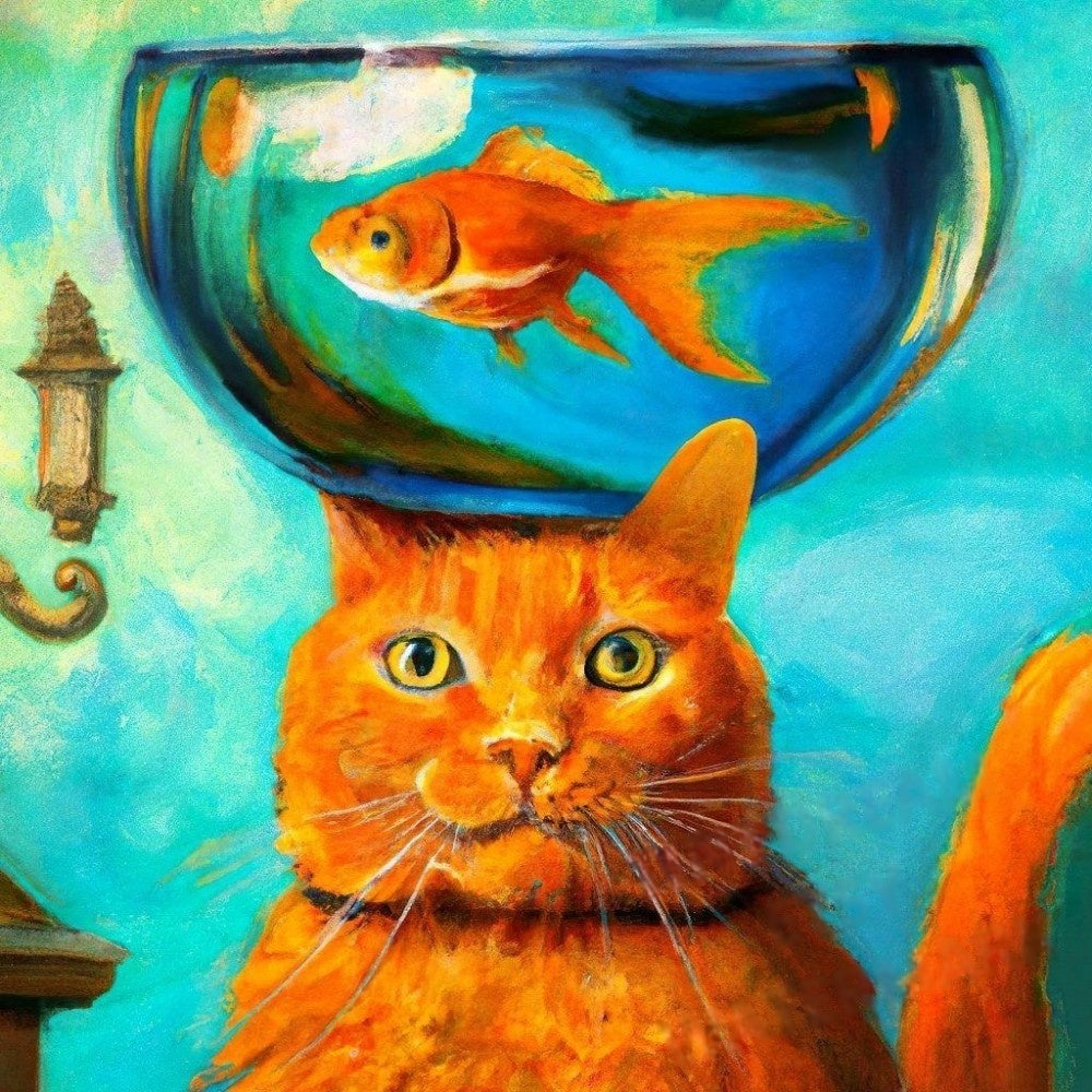 Cat Fish | Diamond Painting