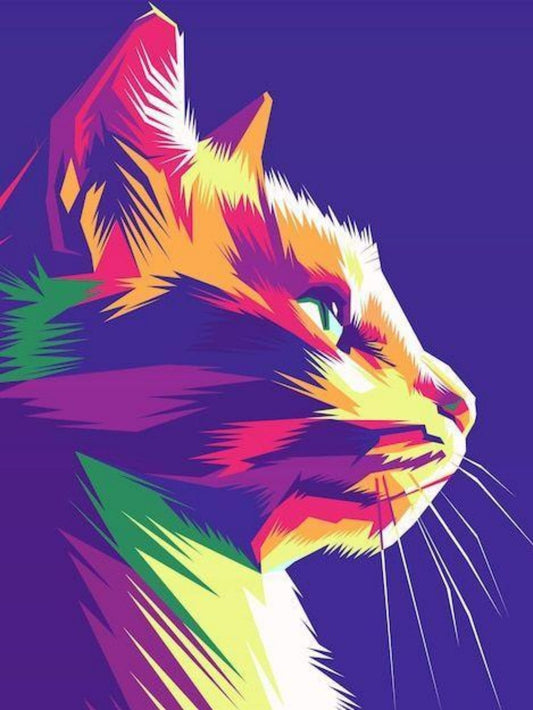 Colorful Cat | Diamond Painting