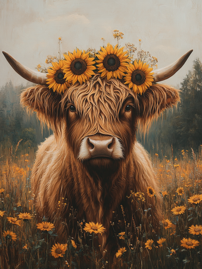 Highland Cow | Diamond Painting