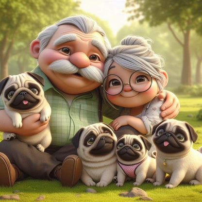 Dog Pug | Diamond Painting