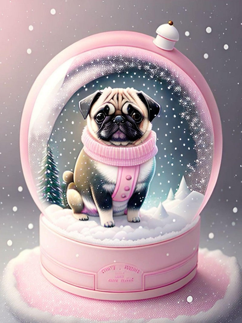Dog Pug | Diamond Painting