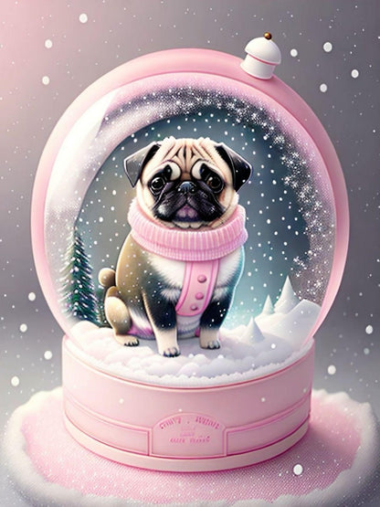 Dog Pug | Diamond Painting