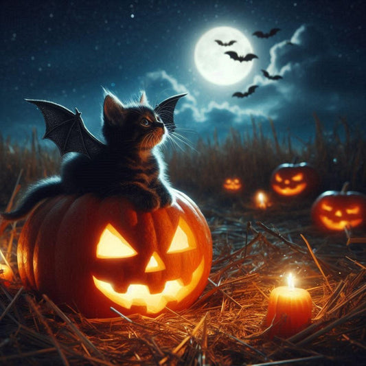 Halloween Cat | Diamond Painting