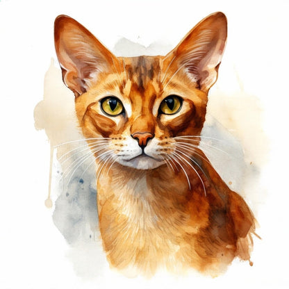 Abyssinian Cat | Diamond Painting