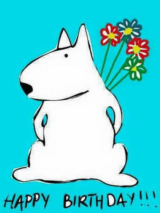 English Bull Terrier Dog | Diamond Painting