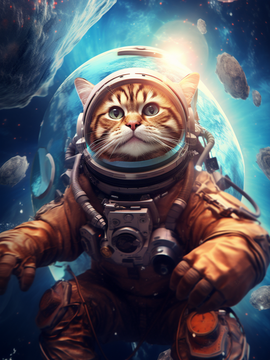 Cats in Space | Diamond Painting