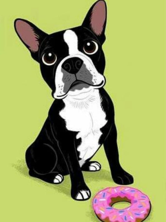 Boston Terrier Dog | Diamond Painting