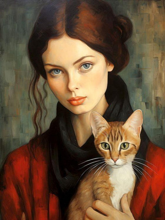 Cat Lady | Diamond Painting