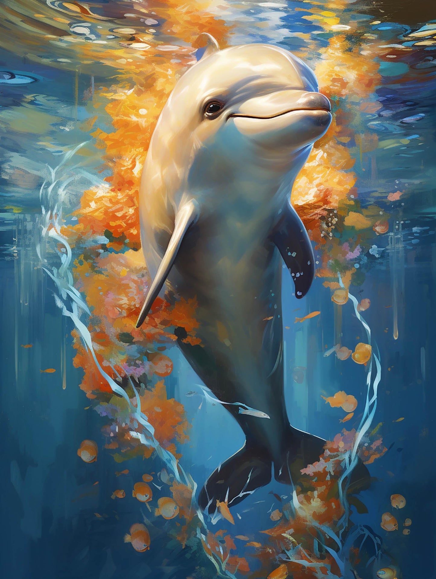 Dolphin | Cross Stitch Embroidery