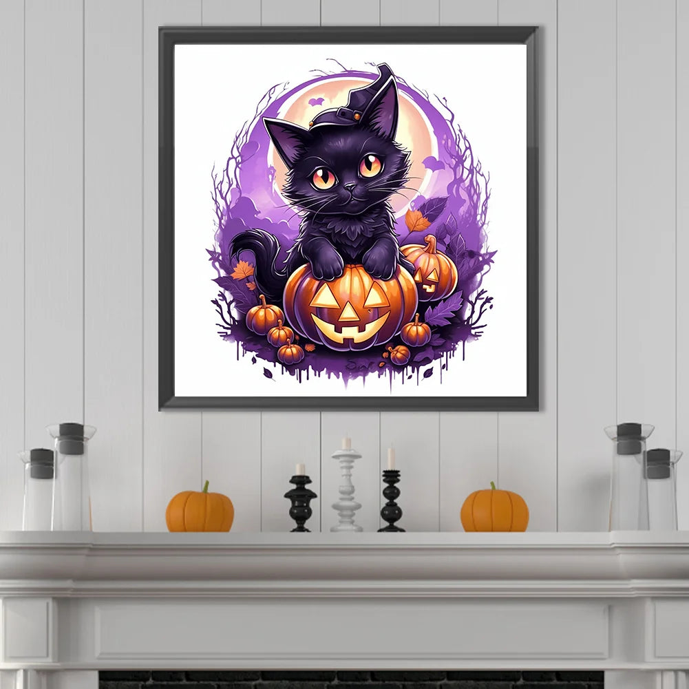 Halloween Black Cat | Diamond Painting