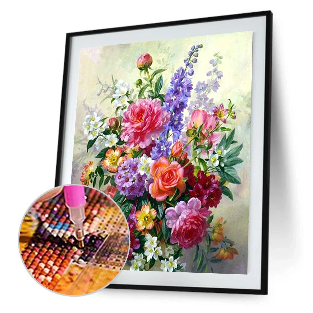 Colorful Flower | Diamond Painting