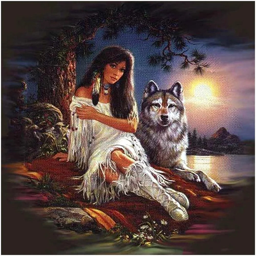 Beautiful Girl | Cross Stitch Embroidery