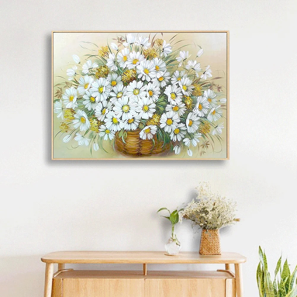 White Flower | Diamond Painting