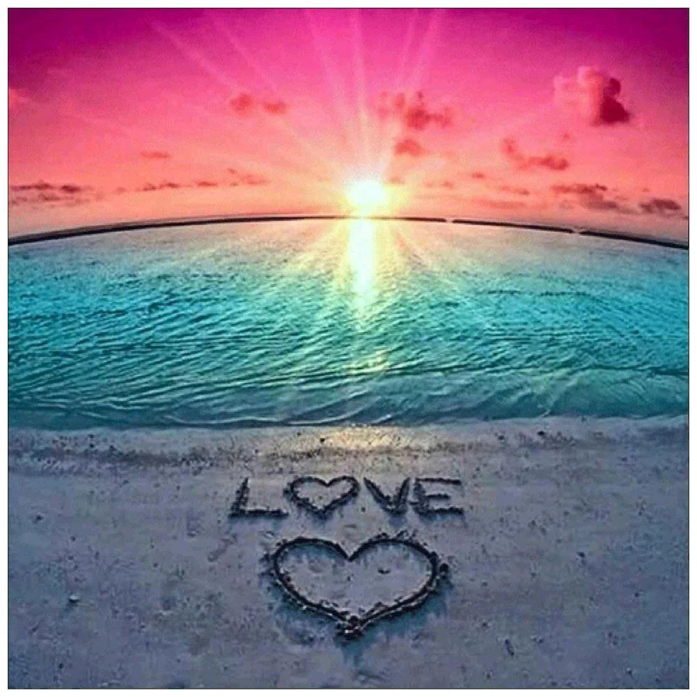 Beach Love | Cross Stitch Embroidery