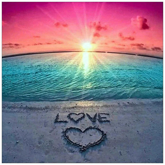 Beach Love | Cross Stitch Embroidery