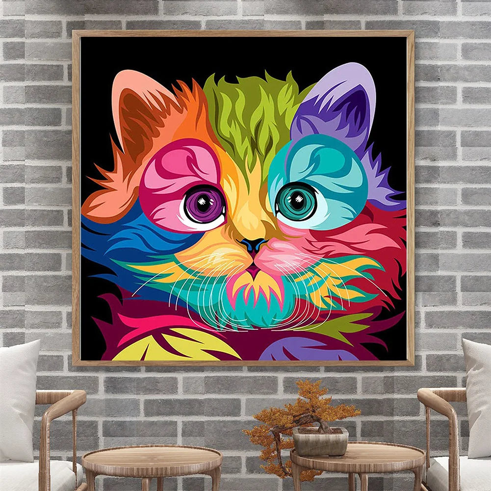 Colorful Cat | Diamond Painting