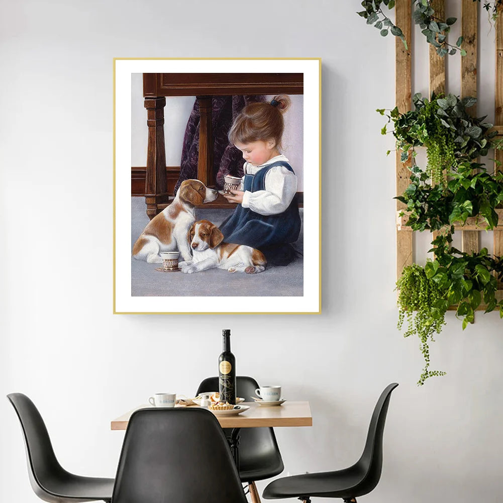 Beautiful Girl | Diamond Painting