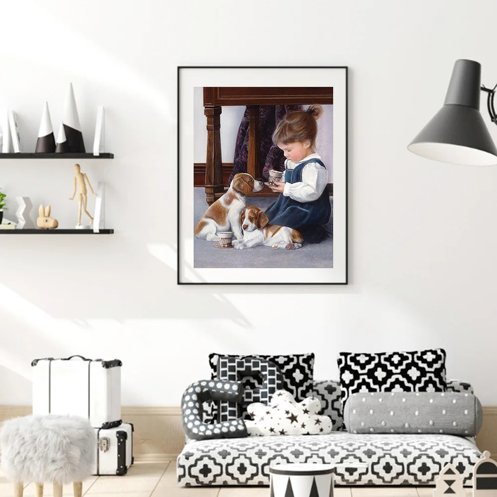 Beautiful Girl | Diamond Painting