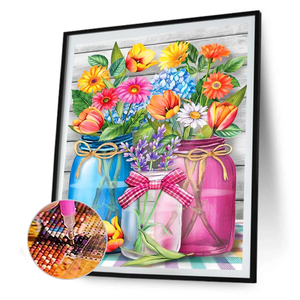 Flower In The Bottle | Diamond Painting