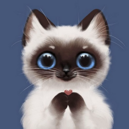 Siamese Cat | Diamond Painting