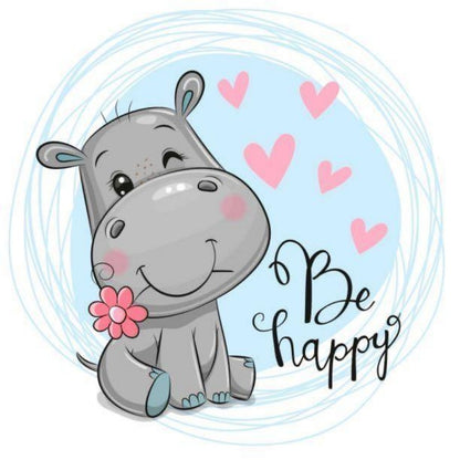 Hippo | Diamond Painting