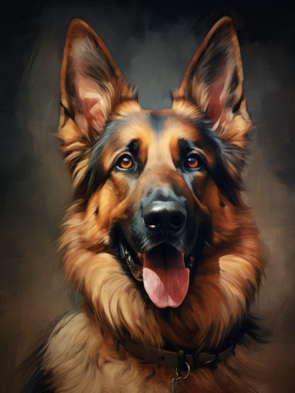 Dog German Shepherd | Diamond Painting