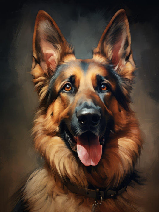 Dog German Shepherd | Diamond Painting