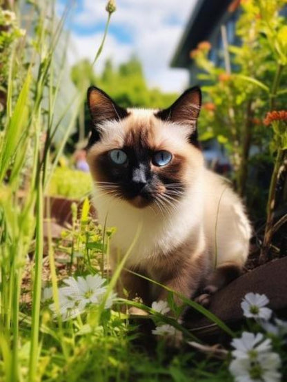 Siamese Cat | Diamond Painting