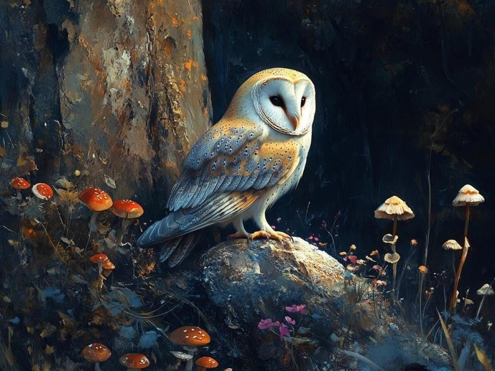 Barn Owl | Diamond Painting
