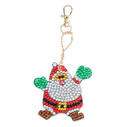 Diy 5pcs/set  Diamond Painting Keychain